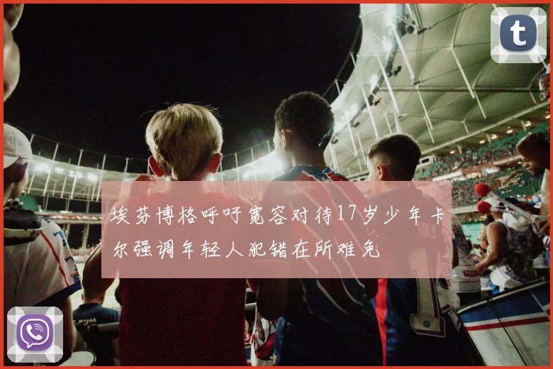 埃芬博格呼吁宽容对待17岁少年卡尔强调年轻人犯错在所难免